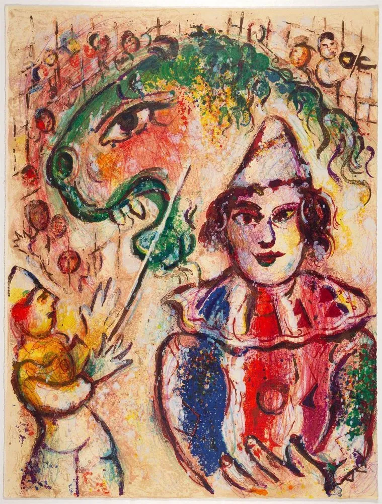 Chagall, Marc. – Klaun