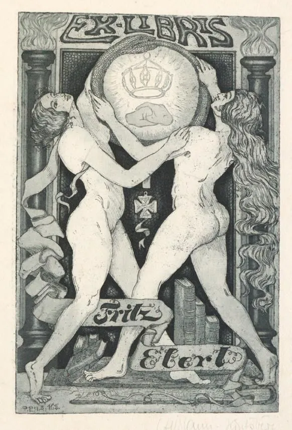 Exlibris. – 29 Blätter Ex Libris Drucke, des frühen 20