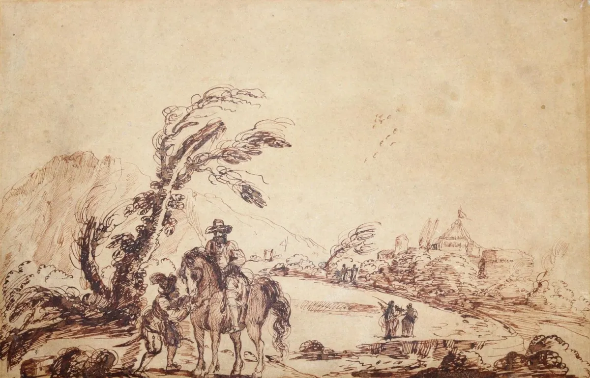 Guercino – (Giovanni Francesco Barbieri, 1591 Cento - 1666 Bologne), suiveurs