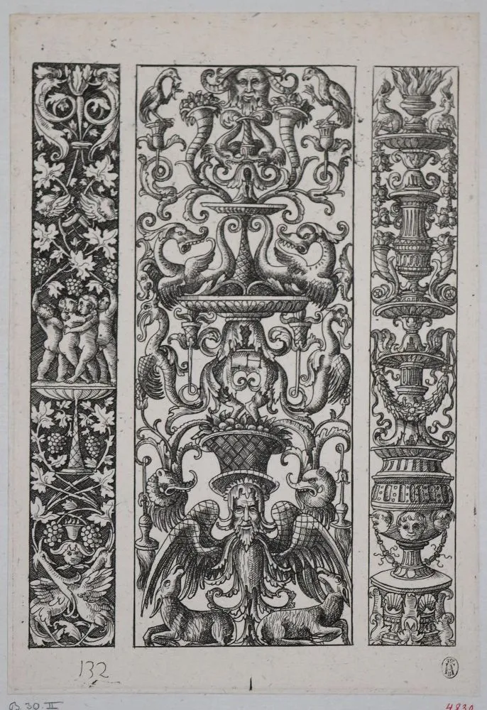 Hopfer, Lambert – (ok. 1510 Augsburg 1550). Ornamenty