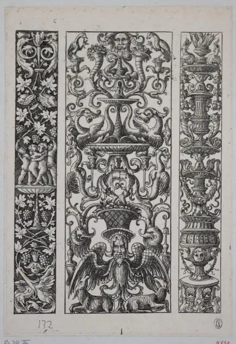Hopfer, Lambert – (ok. 1510 Augsburg 1550). Ornamenty