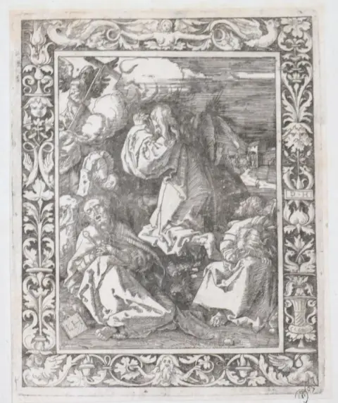 Hopfer, Lambert – (ok. 1510 Augsburg 1550). Chrystus w Ogrójcu