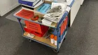 1 chariot de transport, 2 niveaux