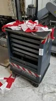 1 Gedore workshop trolley with small tools and vice