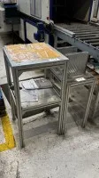 2 stoły aluminiowe