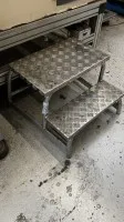 1 Alu-Treppe, 2-stufig
