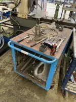 1 transport trolley, 2-tier - collection after approval