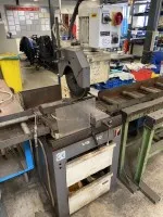 1 metal circular saw Otto Rurack VS350, year 1995 with roller conveyors, approx. 3 linear m - collection after release