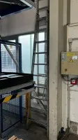 1 échelle droite en aluminium, 10 échelons