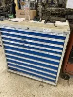 1 metal tool drawer cabinet Garant, 10 drawers