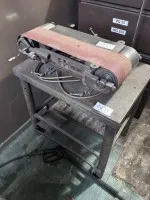 1 belt sander Wilhelm Simon with under-table