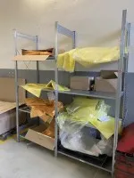 1 shelf rack, approx. 2 linear m, plug-in system