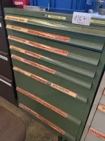 2 metal tool drawer cabinets