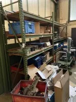 1 lot tool cabinets, shelves, tables etc.