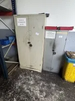 2 metal tool cabinets