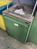 1 metal tool cabinet, low