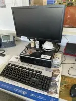 1 PC HP (sans disque dur) avec moniteur TFT grand écran HP