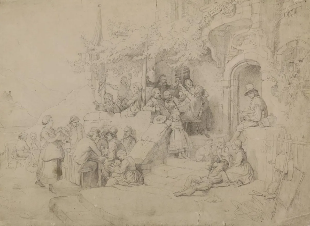 Schüz, Theodor Christoph – (1830 Waldachtal - Düsseldorf 1900) attributed