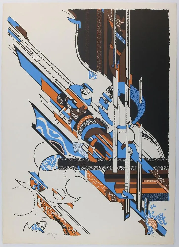 Serpan, Jaroslaw – (1922 Karlstein - Pyrenees 1976) 2 sheets