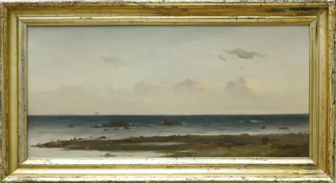 Hildebrandt, Friedrich Fritz (1819 Dantzig - 1885 Rome) – Bord de mer