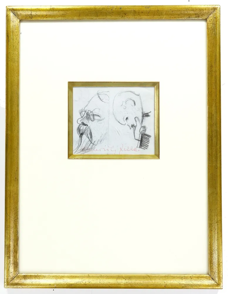 Zille, Heinrich (1858 Radeburg - 1929 Berlín) – Studie hlavy muže