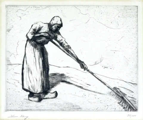 Ury, Lesser (1861 Birnbaum - 1931 Berlín) – Holandská selka s hráběmi