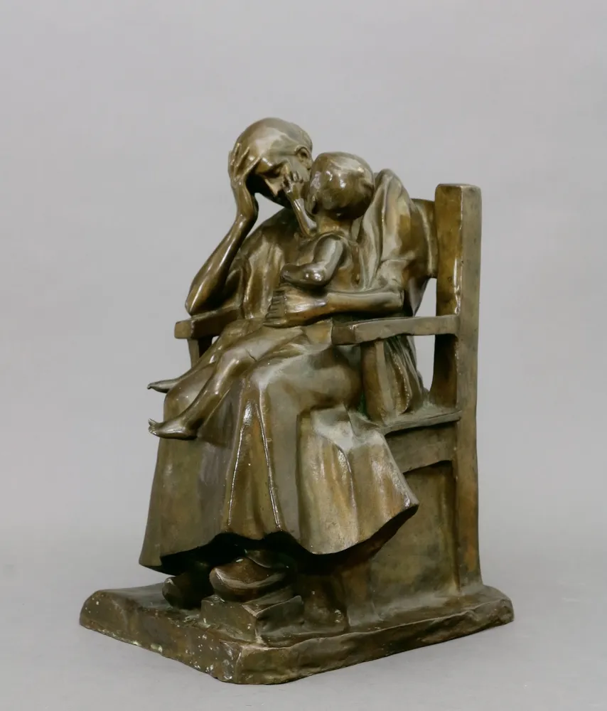 Bernewitz, Carl Hans (1858 Blieden, Kurland, heute Blidene - 1934 Kassel) – Mutter mit Kind