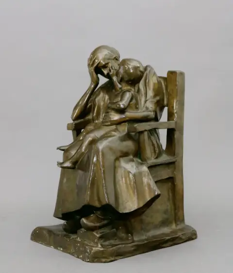 Bernewitz, Carl Hans (1858 Blieden, Kurland, dnes Blidene - 1934 Kassel) – Matka s dítětem