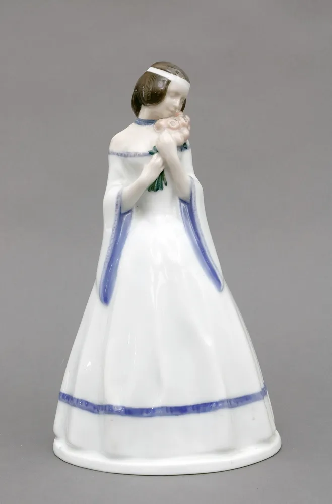 Figurka, Rosenthal, Selb, kolem 1914, růže