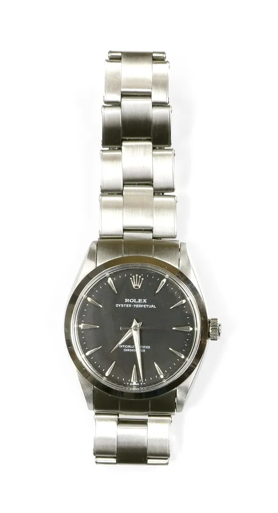 Montre, bracelet, Rolex, acier, Oyster Perpetual Officially Certified Chronometer