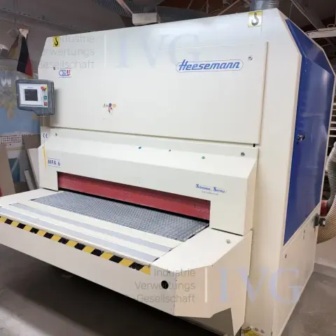 Wide belt sander HEESEMANN MFA 6 - CSD System - intermediate lacquer sanding