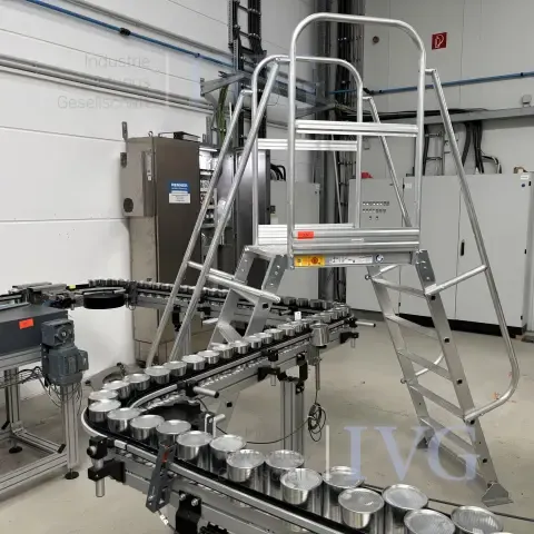 Échelle plateforme aluminium MUNK