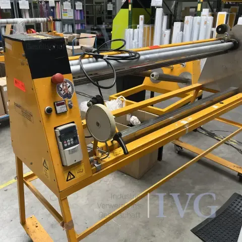 Op-/afwikkelmachine voor papier-/folierollen ROBART