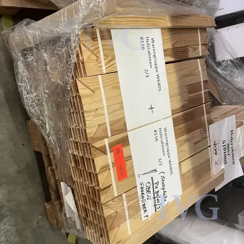 Posten Warenbestand Holzrahmen Stecksystem