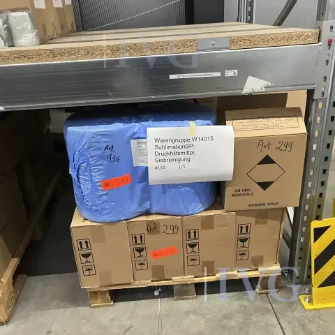 Posten Warenbestand Druckhilfsmittel