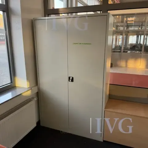 Stahl-Schrank (grau)