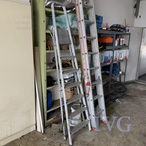 Aluminium extension ladder