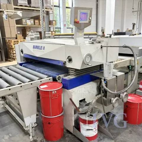 Lacquer roller application machine BÜRKLE RCF 09M 1300
