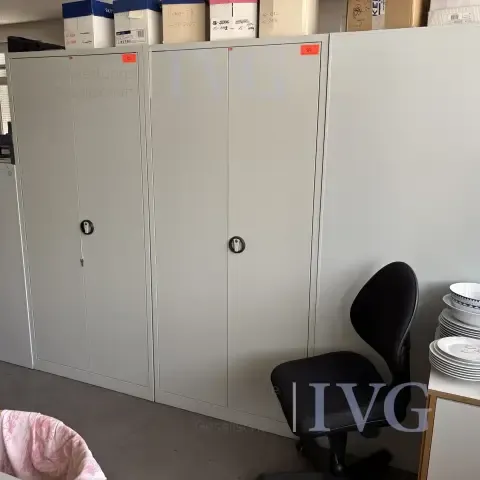 Stahl-Schrank (grau)