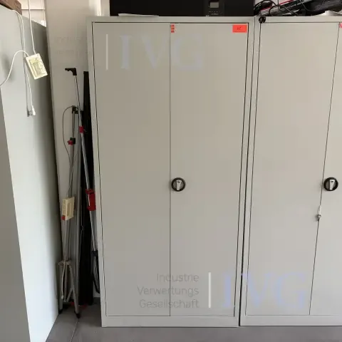 Stahl-Schrank (grau)