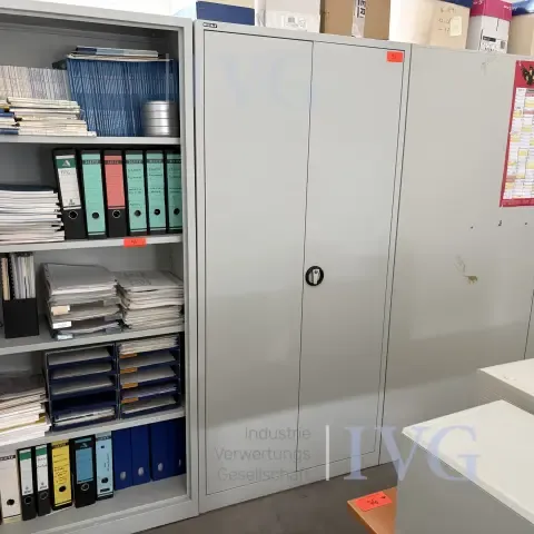 Stahl-Schrank (grau) DELTA-V