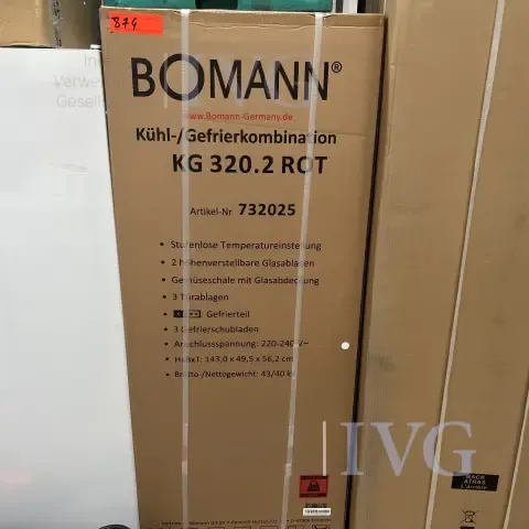 Fridge-freezer BOMANN KG 320.2 RCT