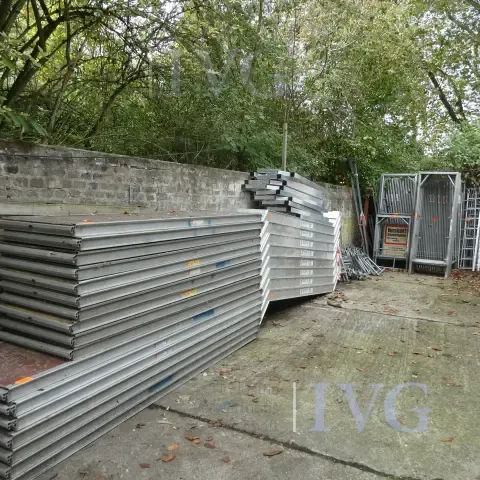 Bestand Gerüst- und Dachrandsicherungsmaterial