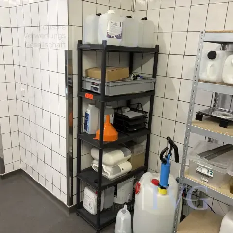 Пластиковый сборный стеллаж