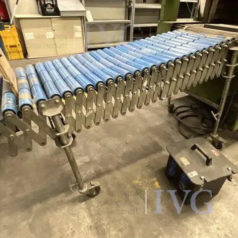 Table à rouleaux télescopique