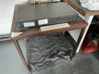 1 tafel met meetplaat, 630x400x70 cm