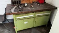 1 werkbank met draaikruk