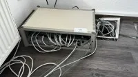 1 Netzwerkschrank mit Switch USW und Wlan-Access-Point Unify