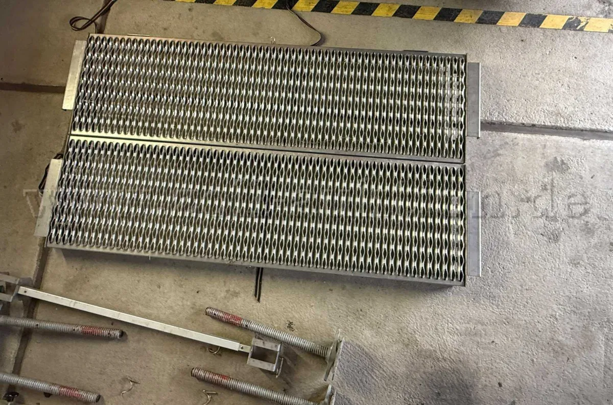 1 OCTOPUS reddingsplatform voor aluminium uitschuifbare ladder