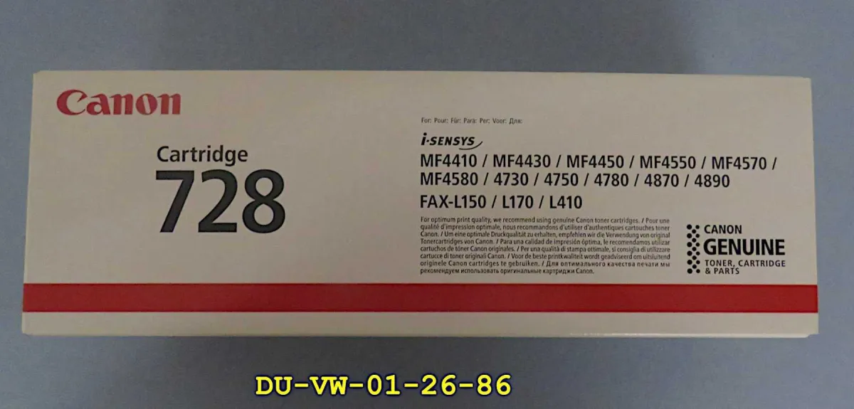 1 Tonerkassette Canon Cartridge 728 (schwarz)